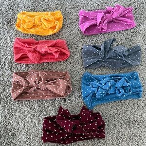 Set of 7 BABY BLING headbands